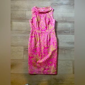 Lilly Pulitzer Tank Dress with Collar Size 8 EUC